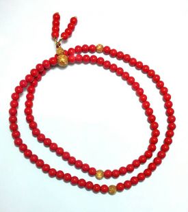 硃砂念珠6mm 108顆