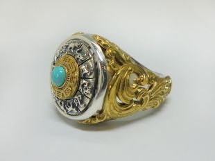 純銀九宮八卦戒指