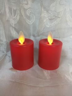 蠟燭 LED 充電式一對( 酥油燈 )