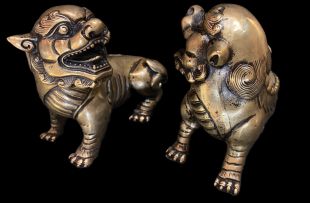 銅製神獸銅像 ( 獅子 )